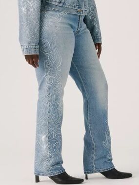 NWT BEYONCÉ X Levi’s® 501 Curve High-Rise Straight Leg Jean